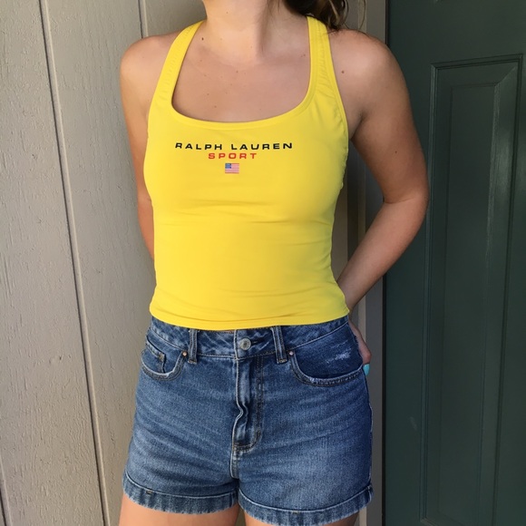 Ralph Lauren Tops - Ralph Lauren Sport Vintage Spell Out Tank Top